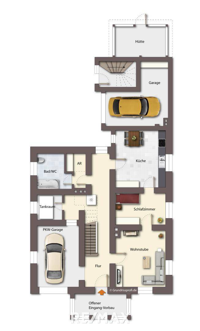 Grundriss_EG als schematische Darstellung_möbliert