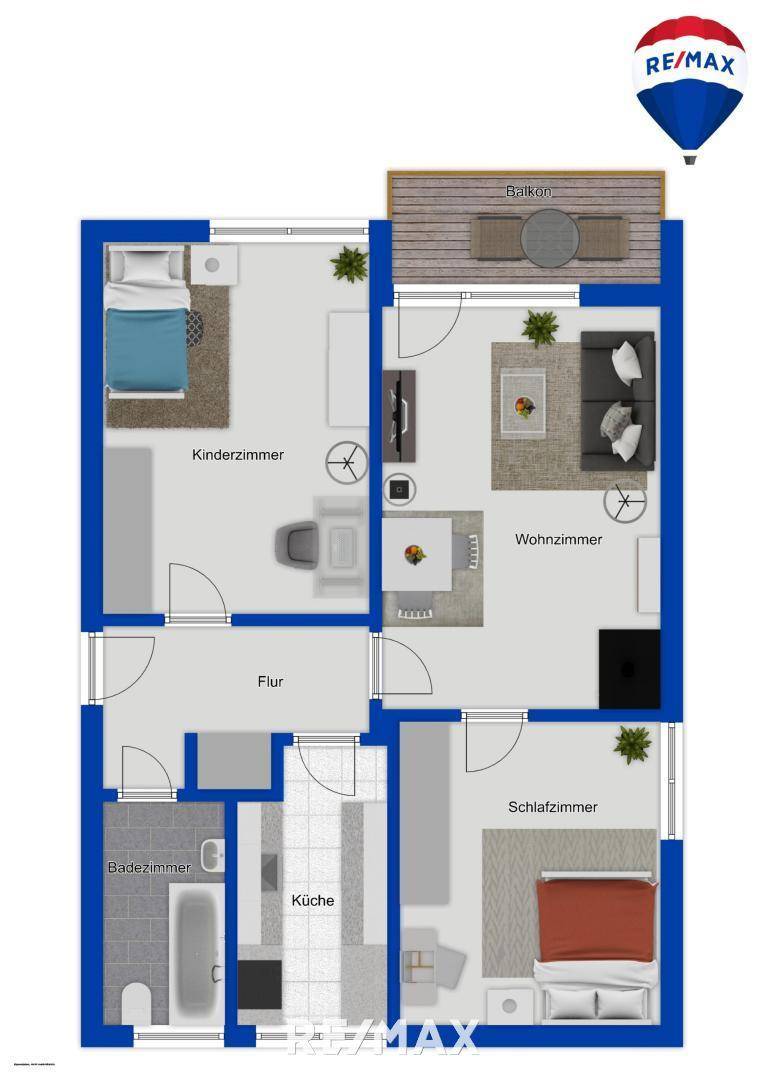 Grundriss als schematische Darstellung