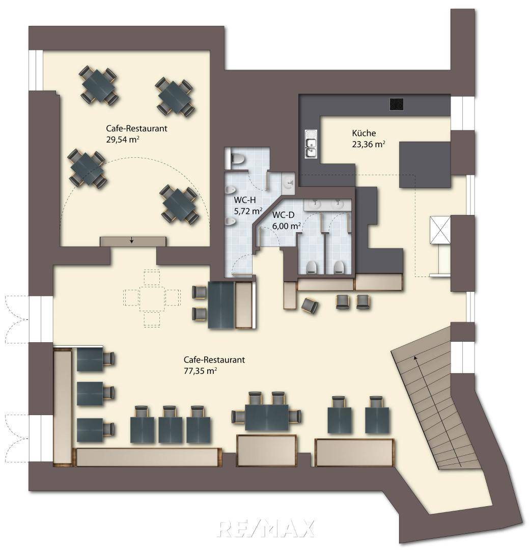 Grundriss OG als schematische Darstellung