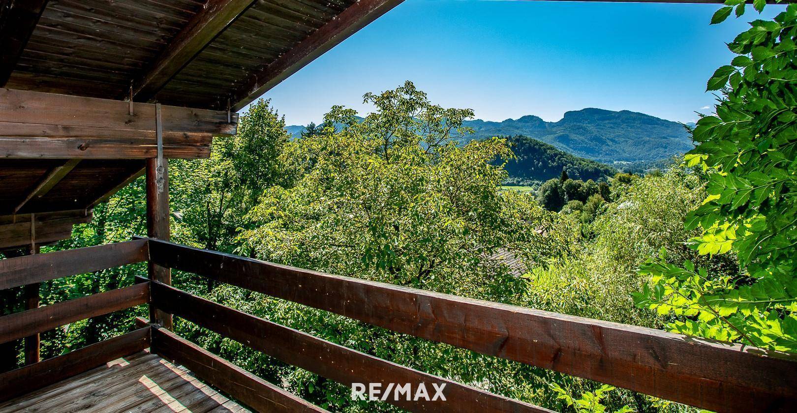 Aussicht Balkonterrasse links