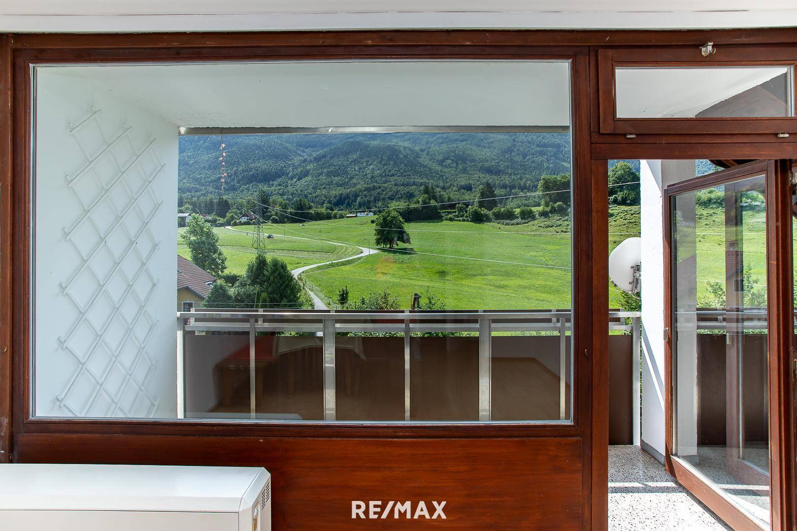 Ausblick vom Wohnzimmer
