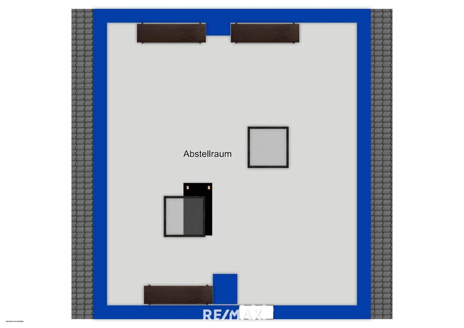 Abstellraum als schematische Darstellung