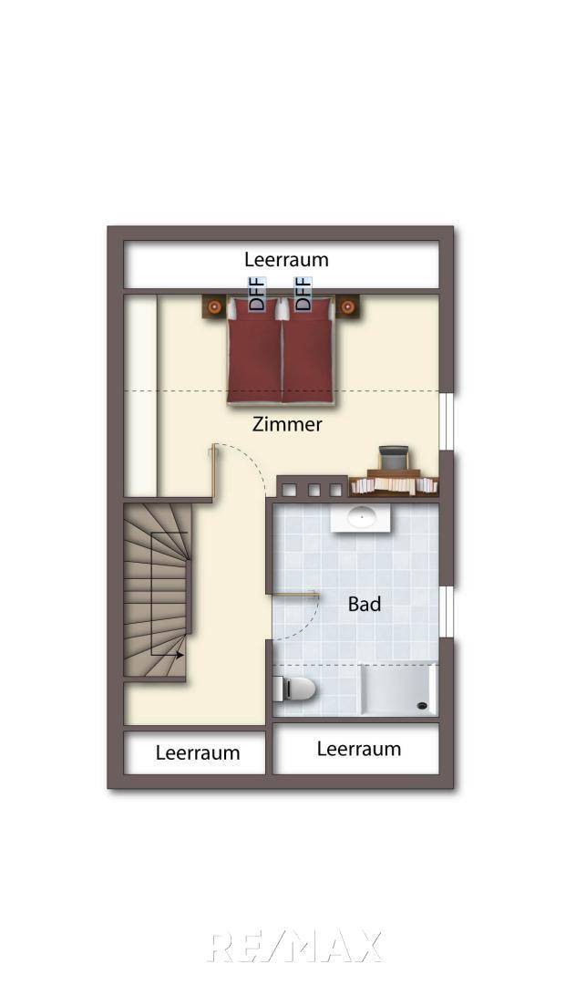 DG als schematische Darstellung möbliert