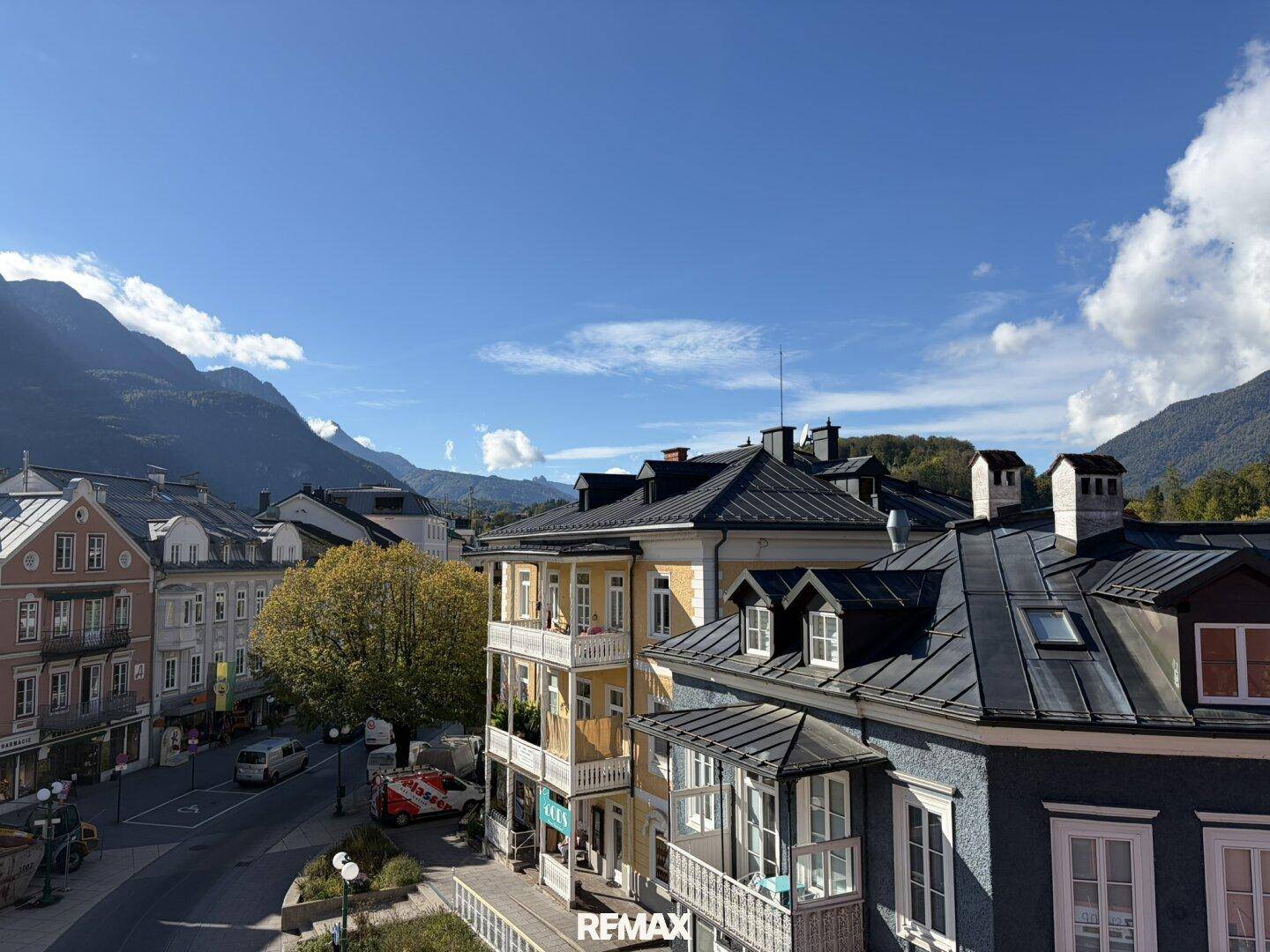 Ausblick vom Balkon