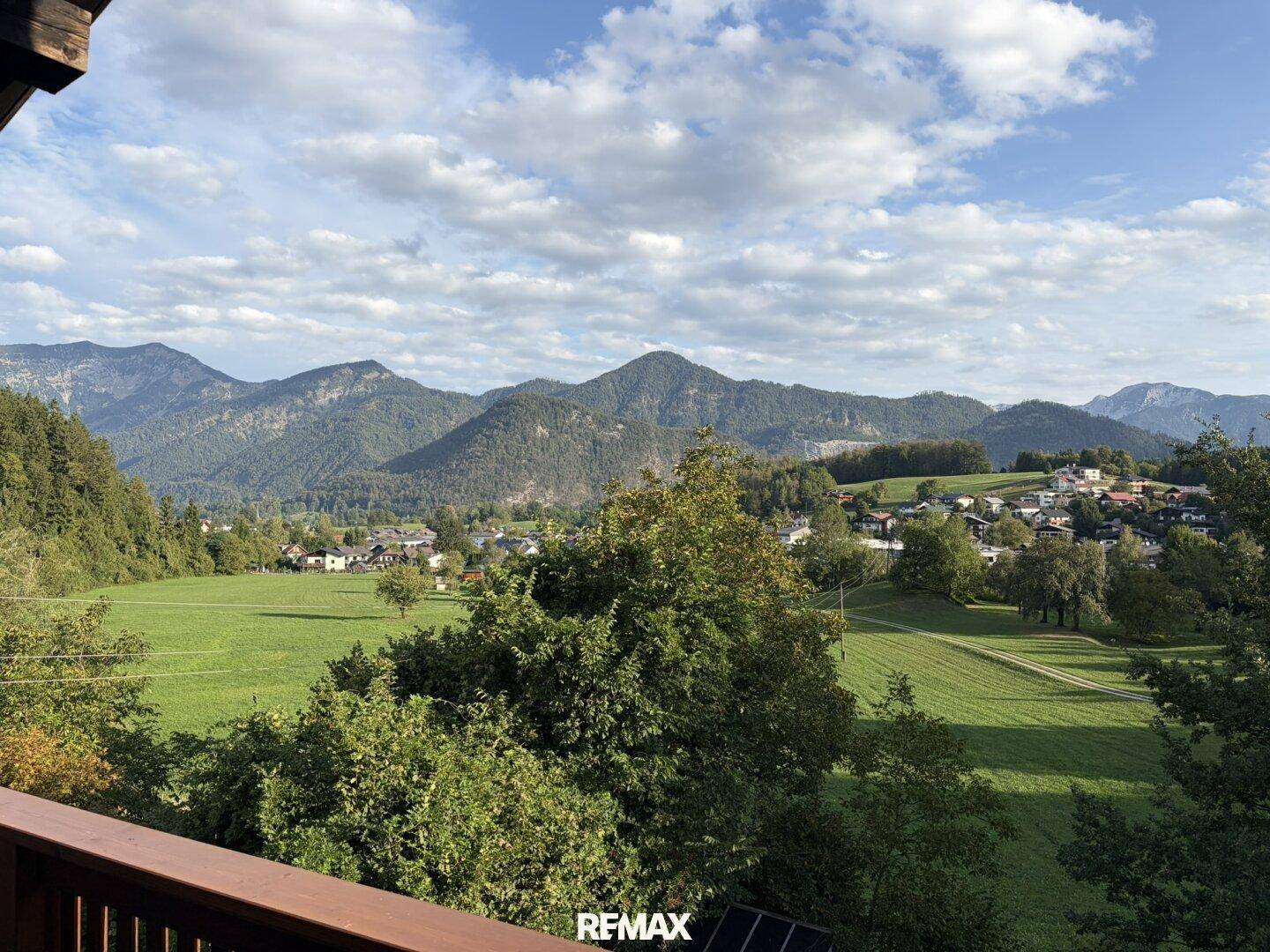 Aussicht vom Balkon