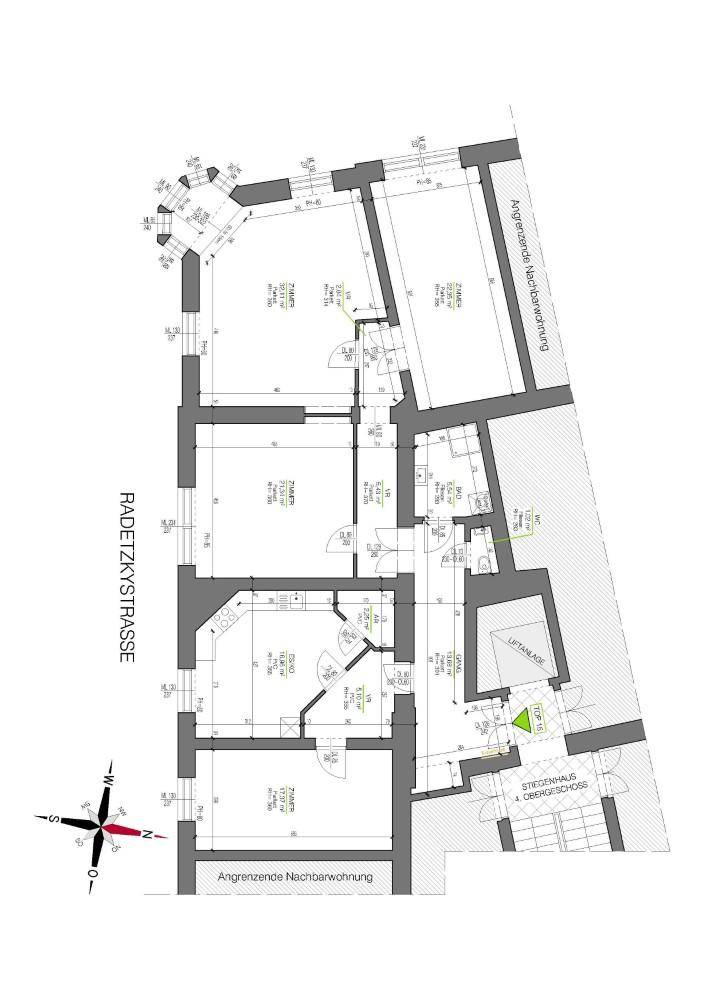Geräumige 4-Zimmer-Wohnung mit idealer Raumaufteilung in der Radetzkystraße - Provisionsfrei! - Ansicht 2