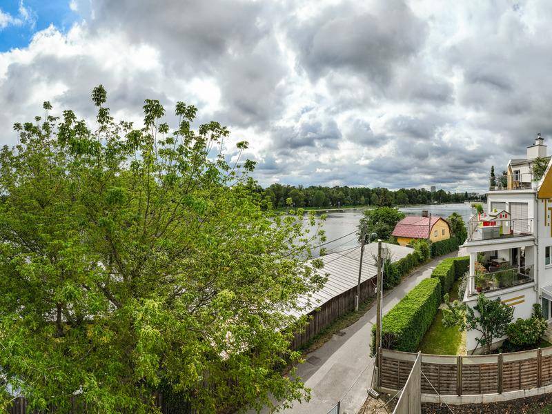 Spätere Aussicht von der Terrasse