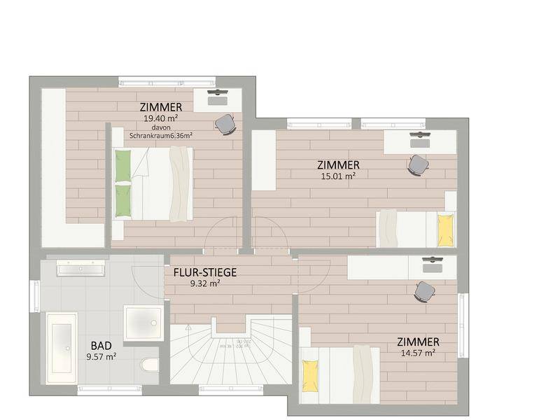1210, Dr.-Nekowitsch-Straße, In Grünlage zwischen Strebersdorf und Stammersdorf, Einzelhaus - Widok 3