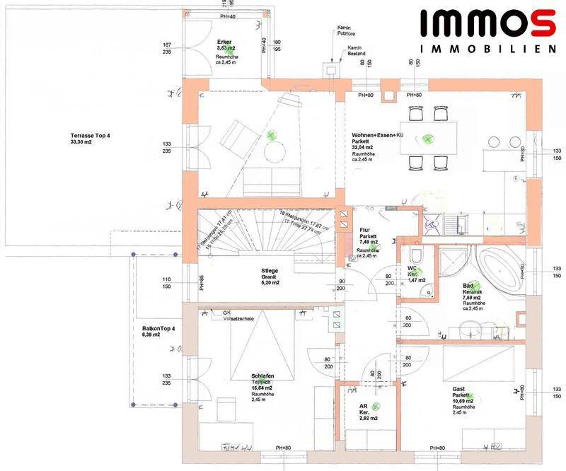 Grundrissplan Wohnung