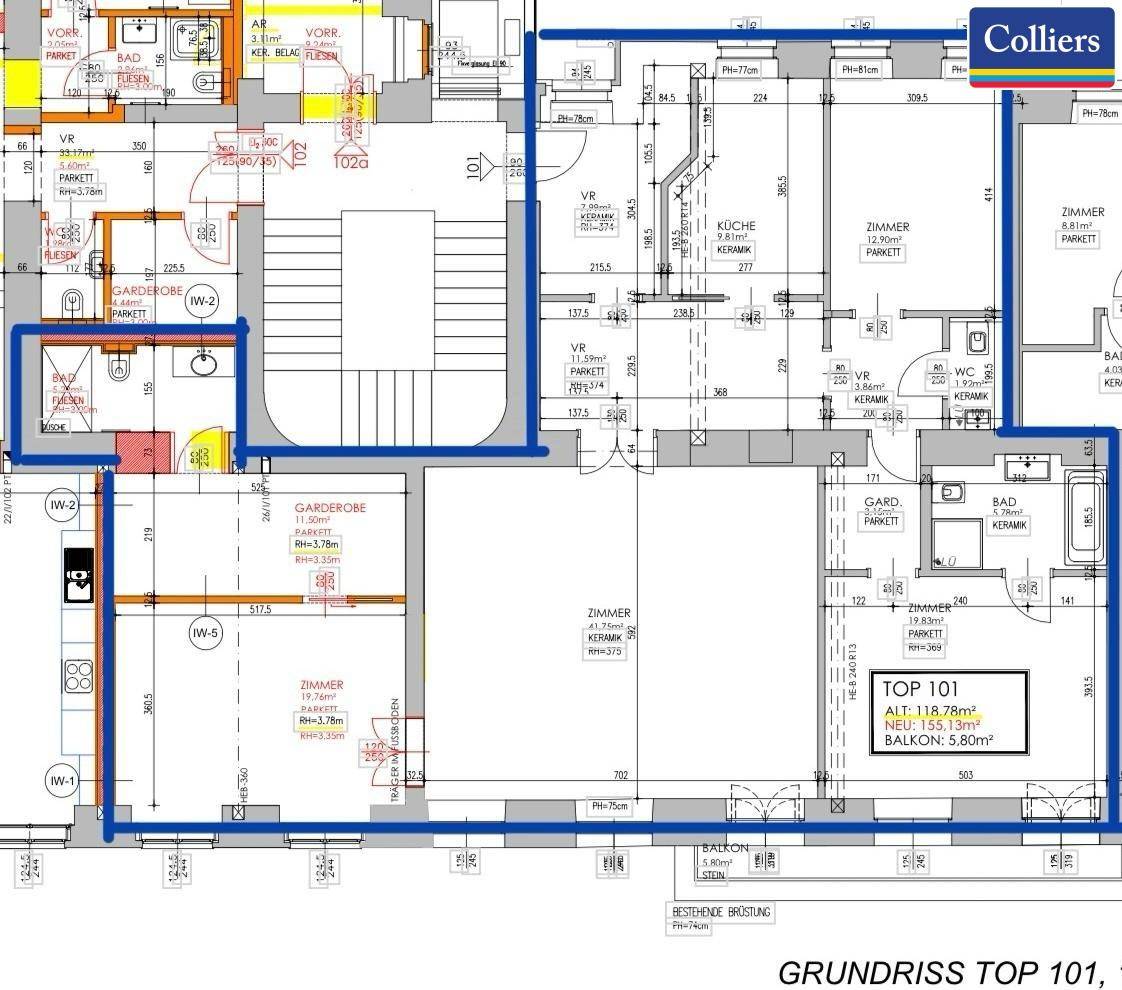 Grundrissplan Top 10