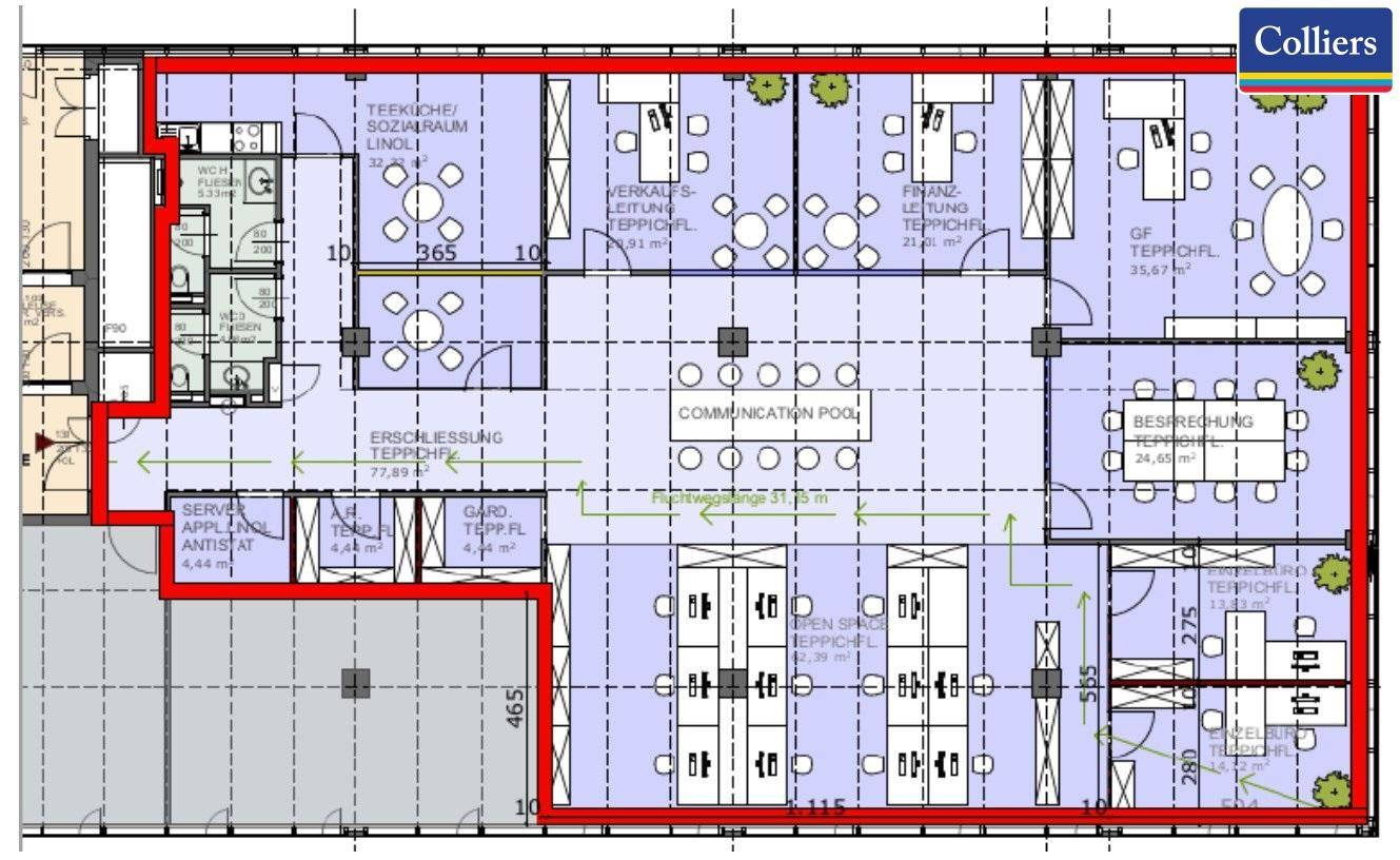 Grundrissplan 3.OG