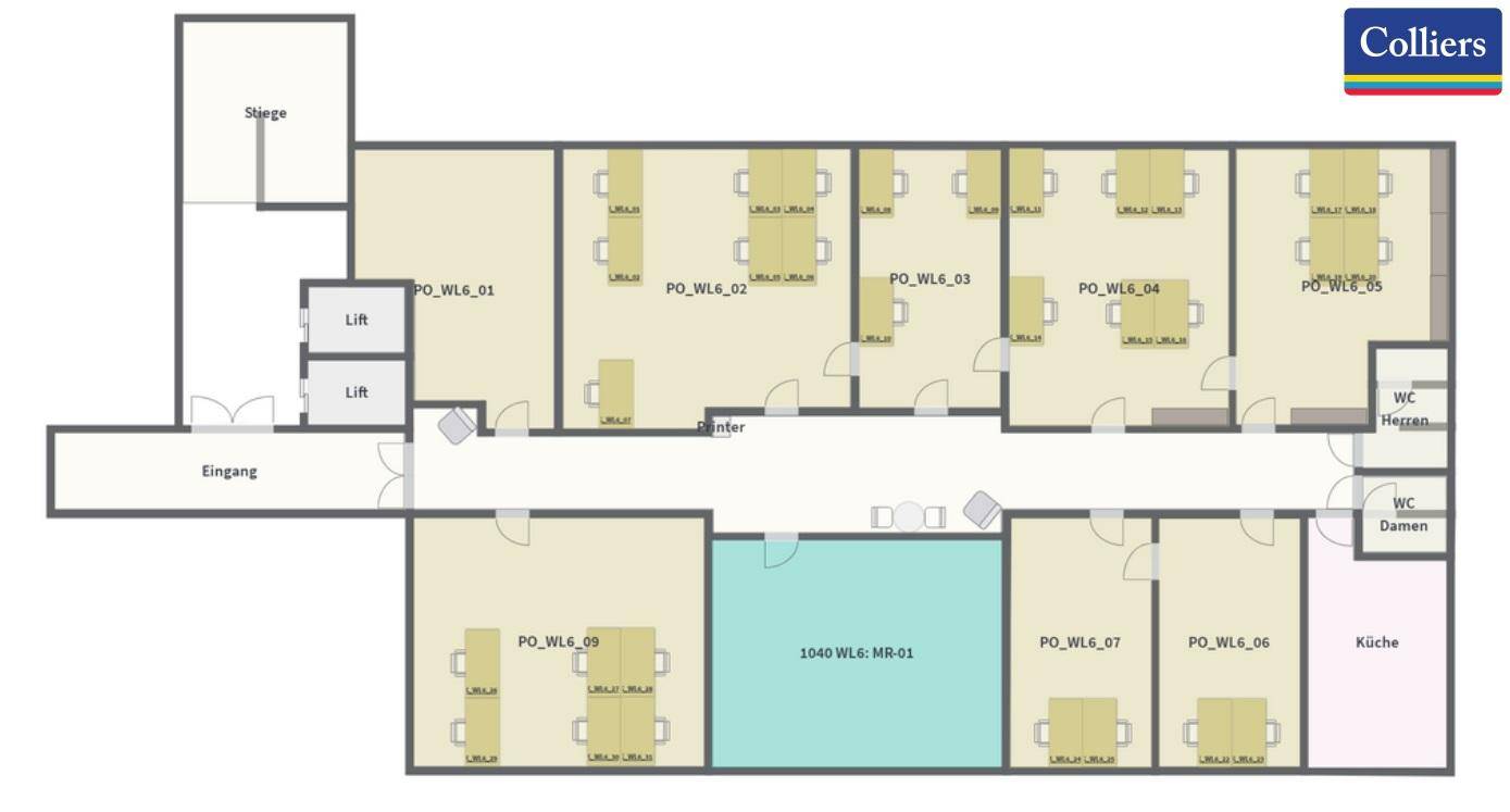 Grundrissplan 6.OG