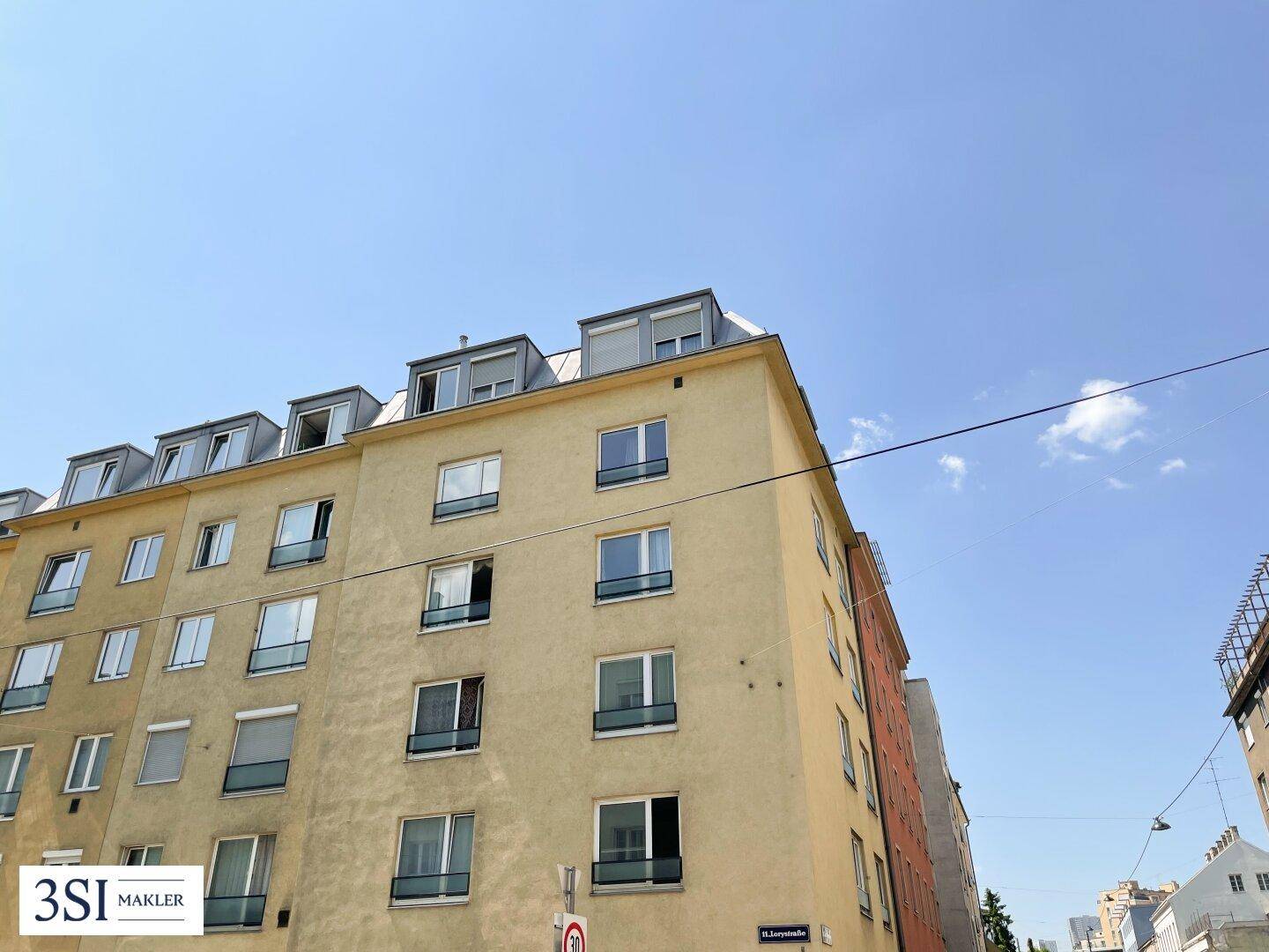 Gepflegte Fassade 1110 Hauffgasse 21