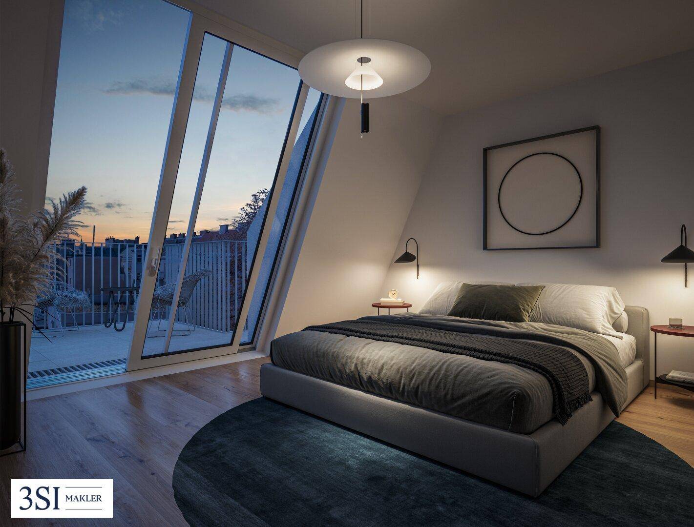 The Temptation: Ruhige Dachgeschoßwohnung mit tollen Freiflächen - Ansicht 6