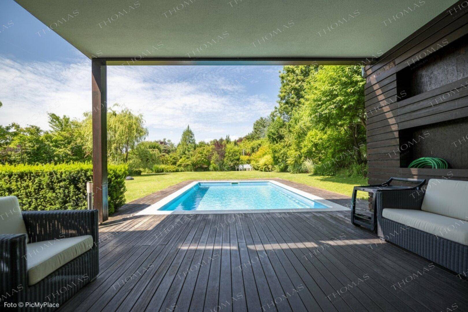Traumhafte Villa mit Pool, Garten &amp; Weitblick in Brunn am Gebirge - Ansicht 3