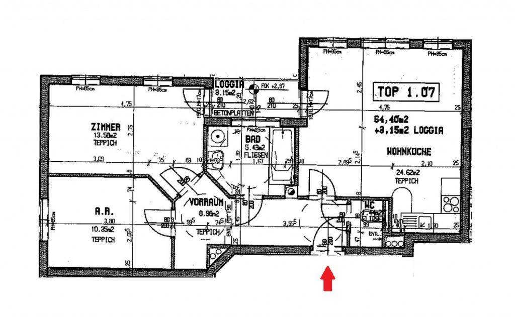 Grundrissplan