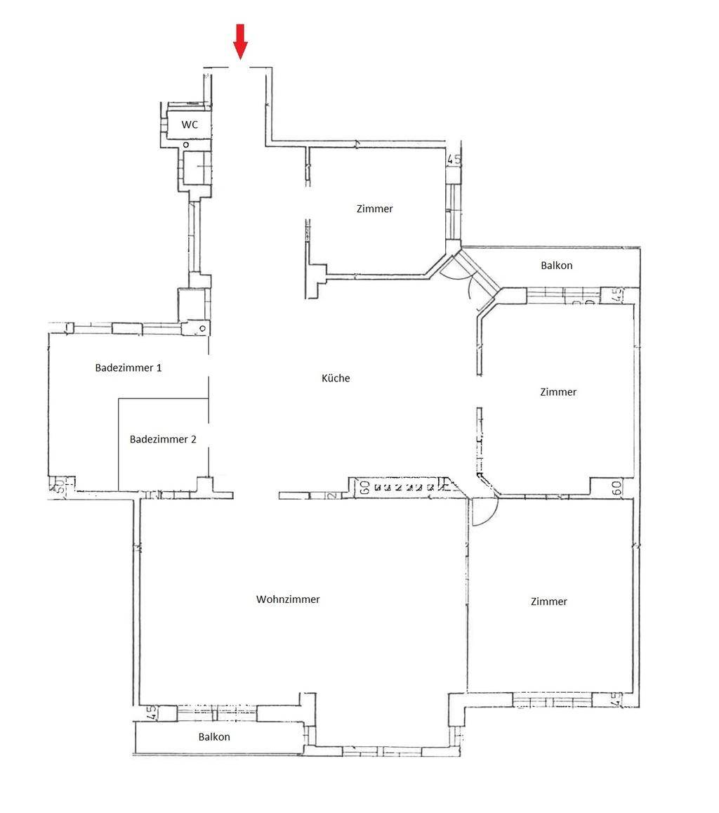 Grundrissplan