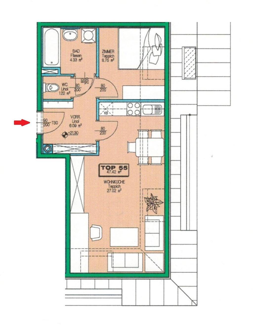 Grundrissplan