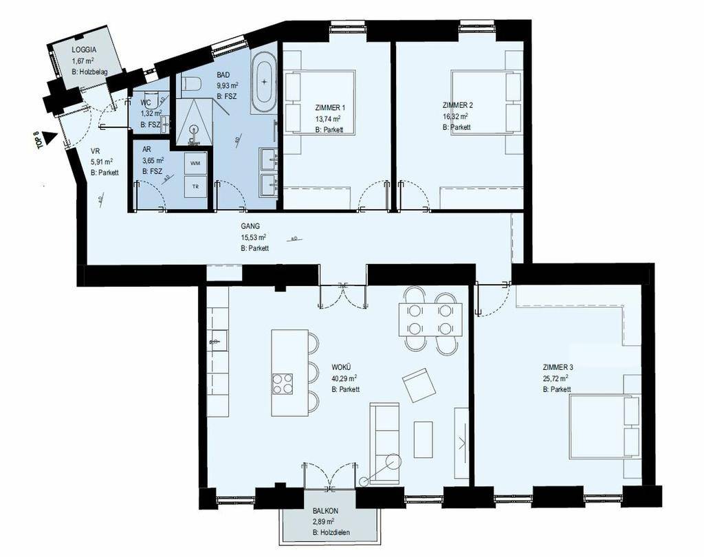 Grundrissplan