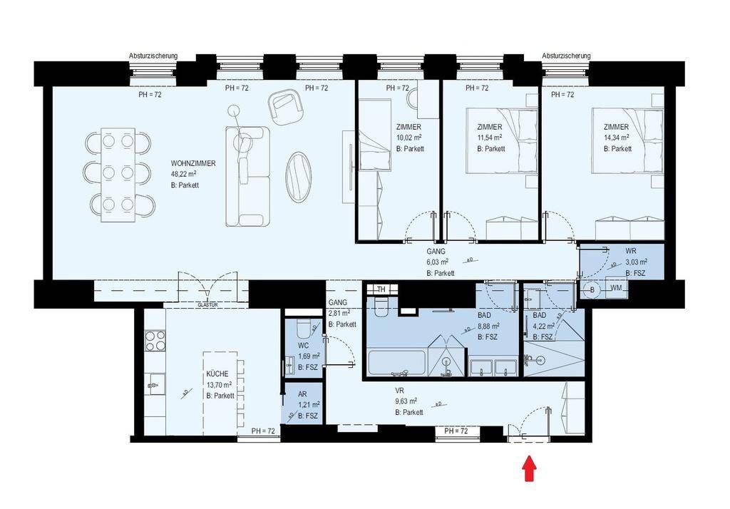 Grundrissplan