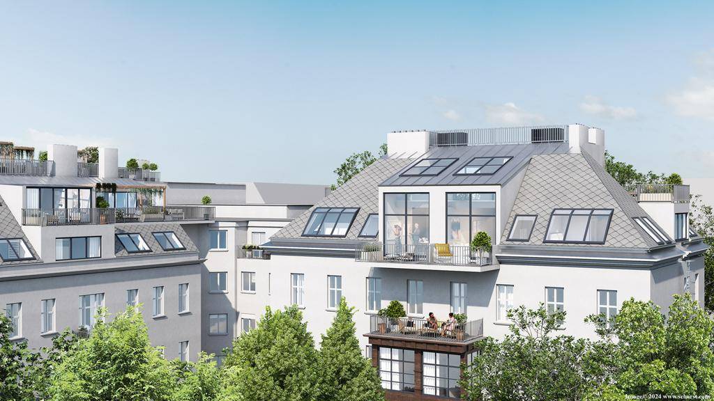 RARITÄT | TOPLAGE NÄHE KUTSCHKERMARKT | ZWEI EXKLUSIVE DACHGESCHOSSWOHNUNGEN | KOMPLETTER HINTERTRAKT - Ansicht 3