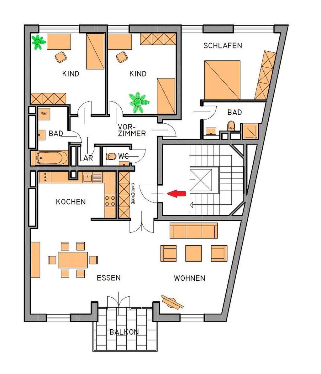 Grundrissplan