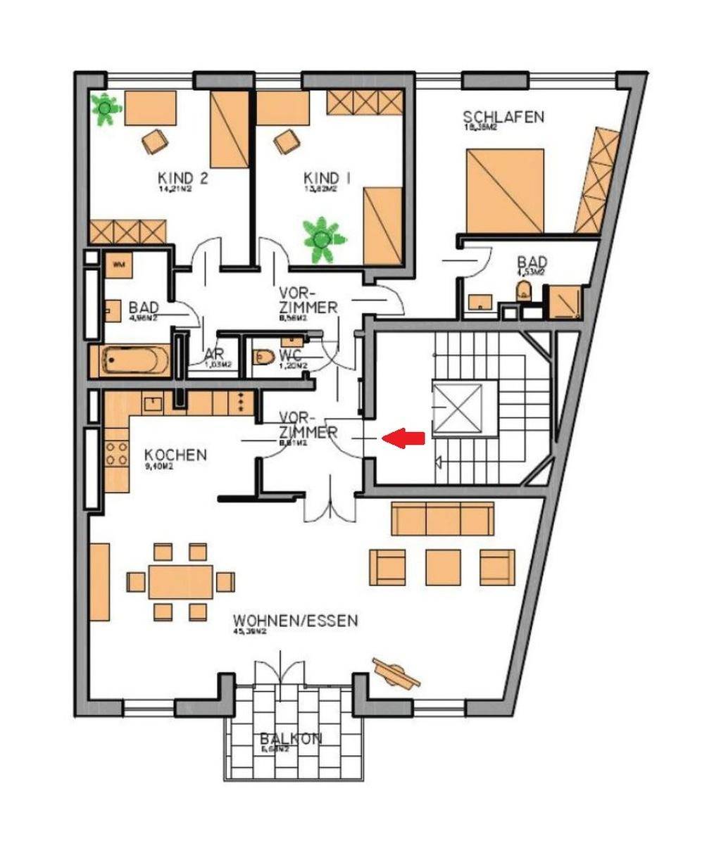 Grundrissplan