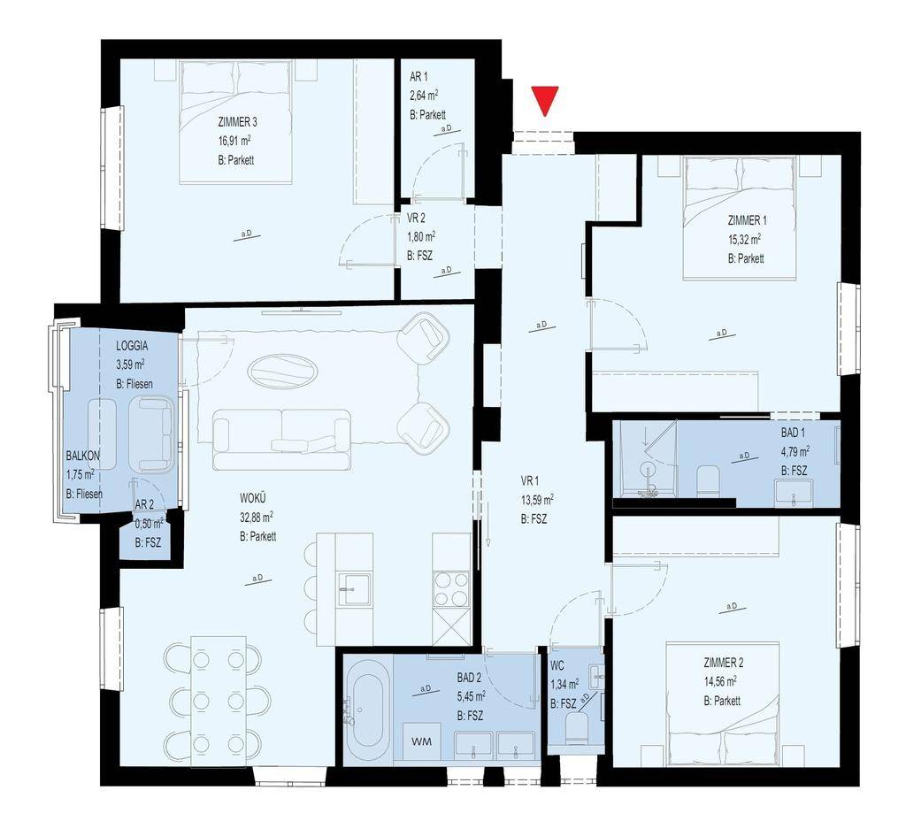 Grundrissplan