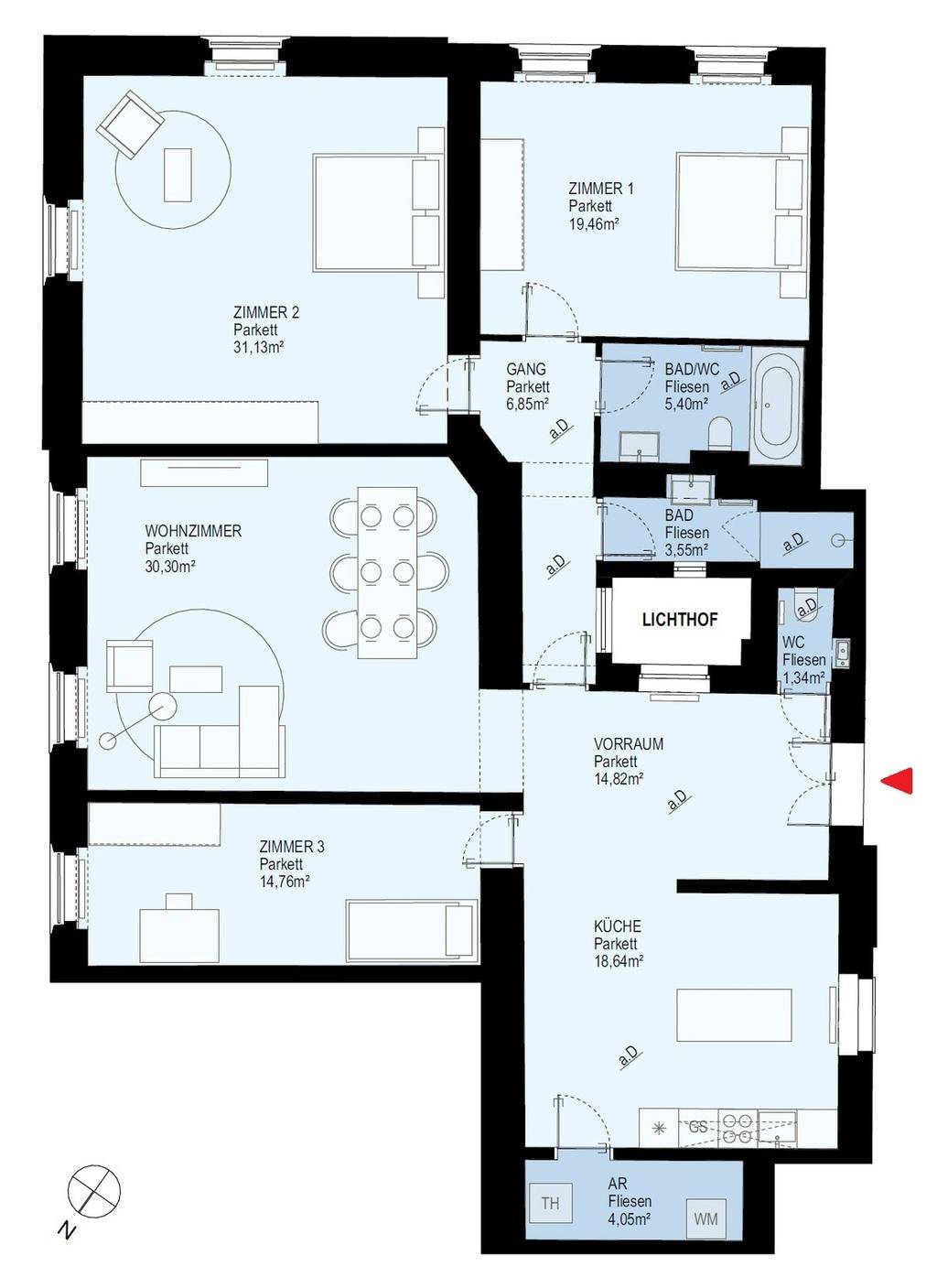 Grundrissplan