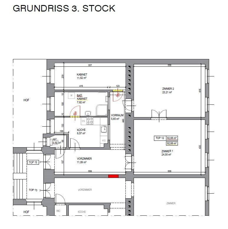 Grundrissplan