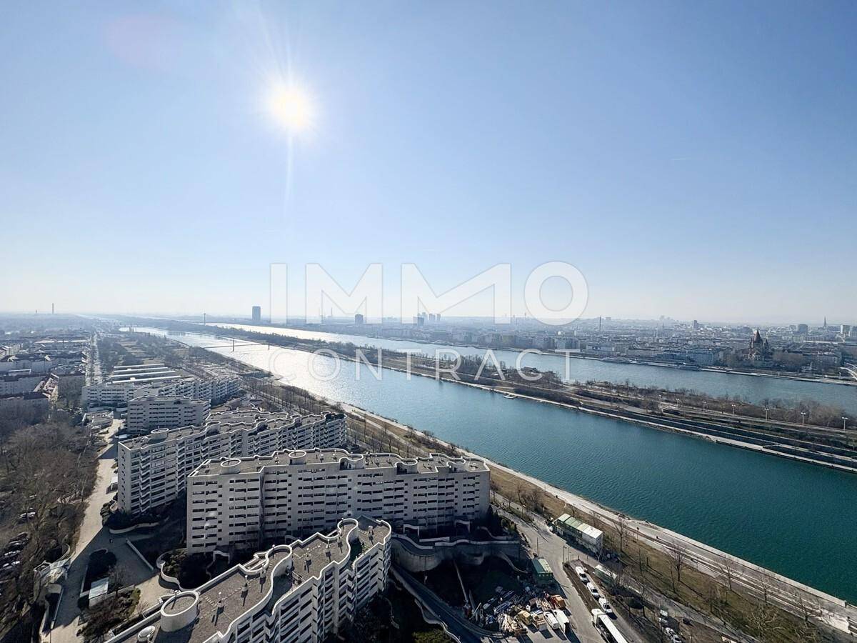 Ausblick Neue Donau & Stadt