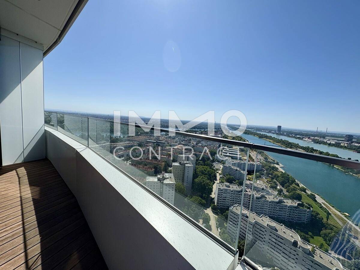 Balkon Richtung Alte Donau
