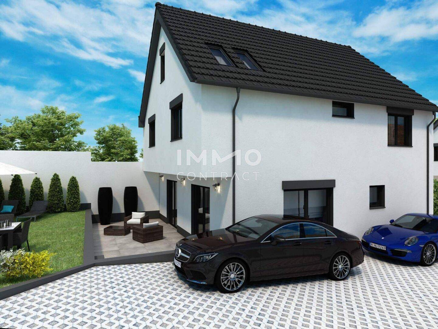 Luxuriös wohnen, naturnah leben: Traumhaus mit 4 Schlafzimmern bei Wien und Bratislava - Ansicht 3