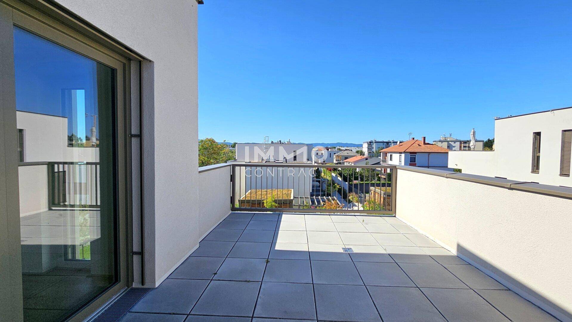2 Dachterrassen mit Blick zum Wienerwald: 4-Zimmer-Wohnung in Traumanlage - provisionsfrei! - Ansicht 2