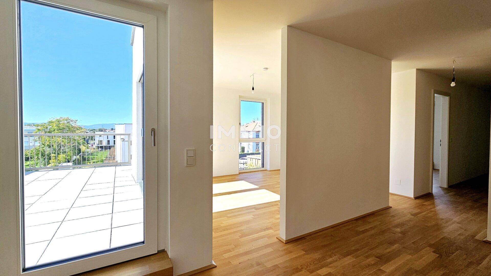 2 Dachterrassen mit Blick zum Wienerwald: 4-Zimmer-Wohnung in Traumanlage - provisionsfrei! - Ansicht 3