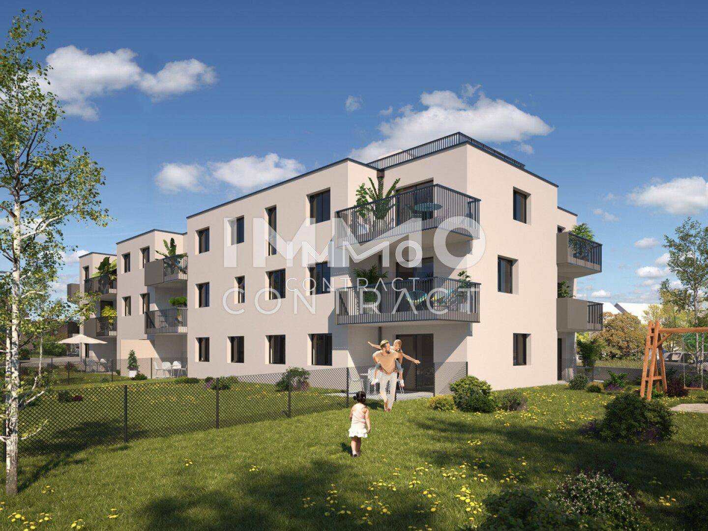 3 Zimmer Neubauwohnung im Grünen - Ansicht 2