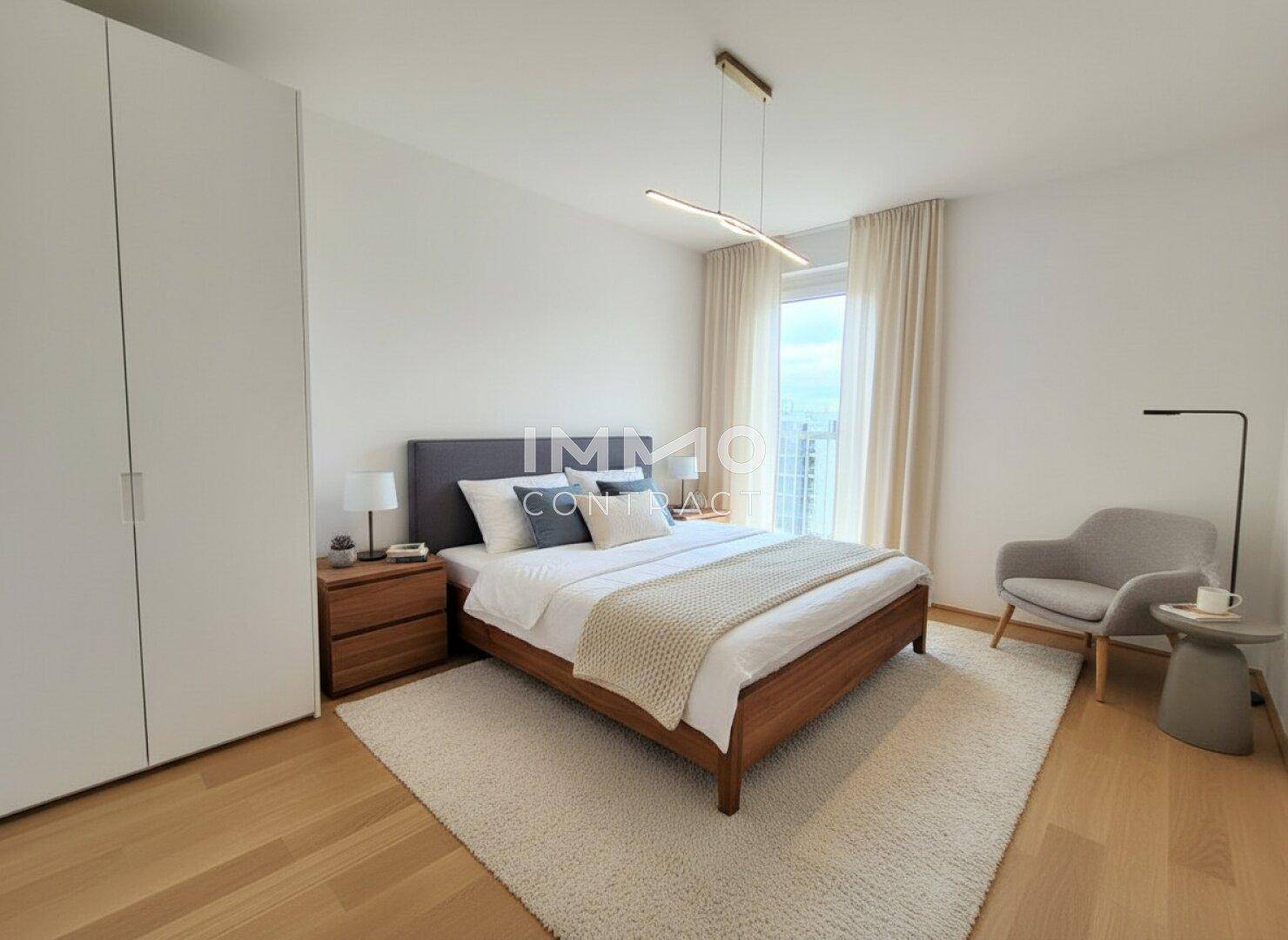 In Grünruhelage: 3 Zimmer mit 20m² Balkon nahe U1 Leopoldau – provisionsfrei! - Ansicht 4