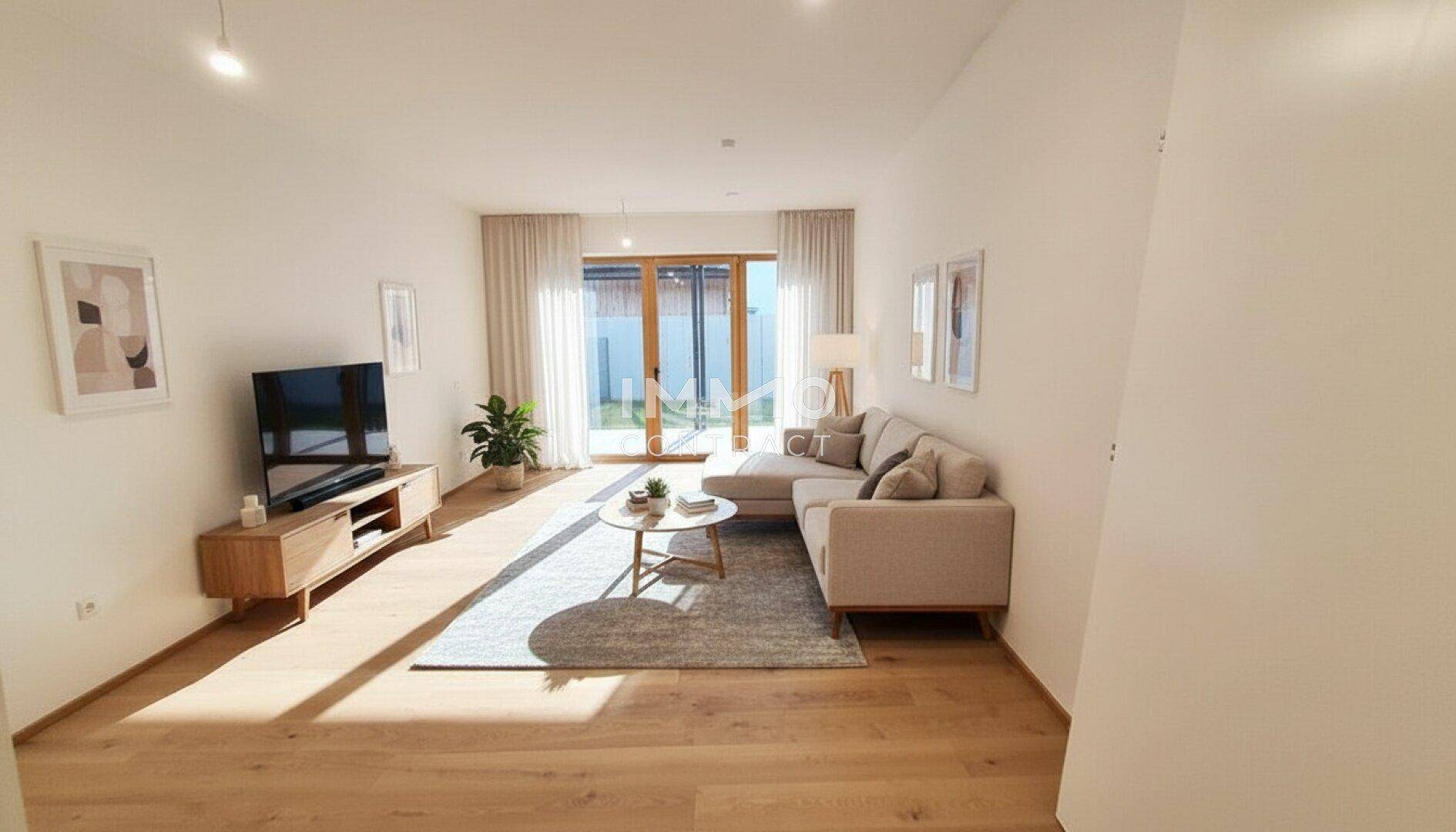 Mehr Als Wohnen ENTFALTEN SIE IHRE WOHNTRÄUME Wohnung WB 2 Top 2 EG 68,74 m² mit Terrasse u. Garten - Ansicht 2