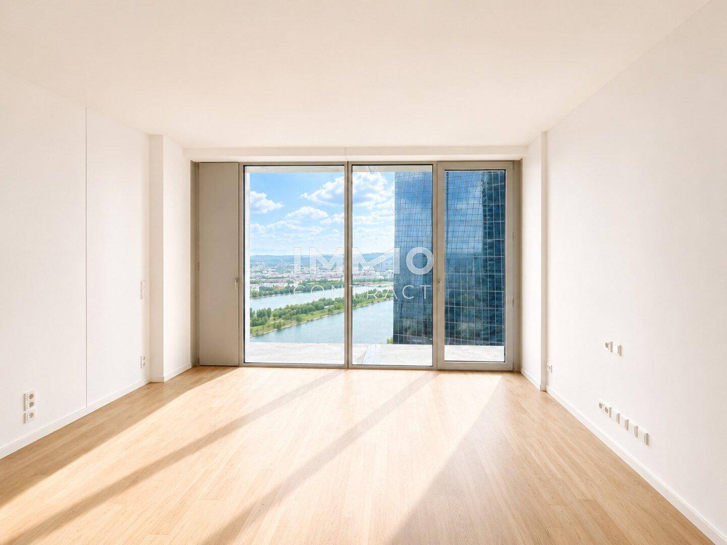 Neu: DC2 Tower: Erstbezug inkl. 16 m² Loggia: U1 Donauinsel 33. Etage - Ansicht 4