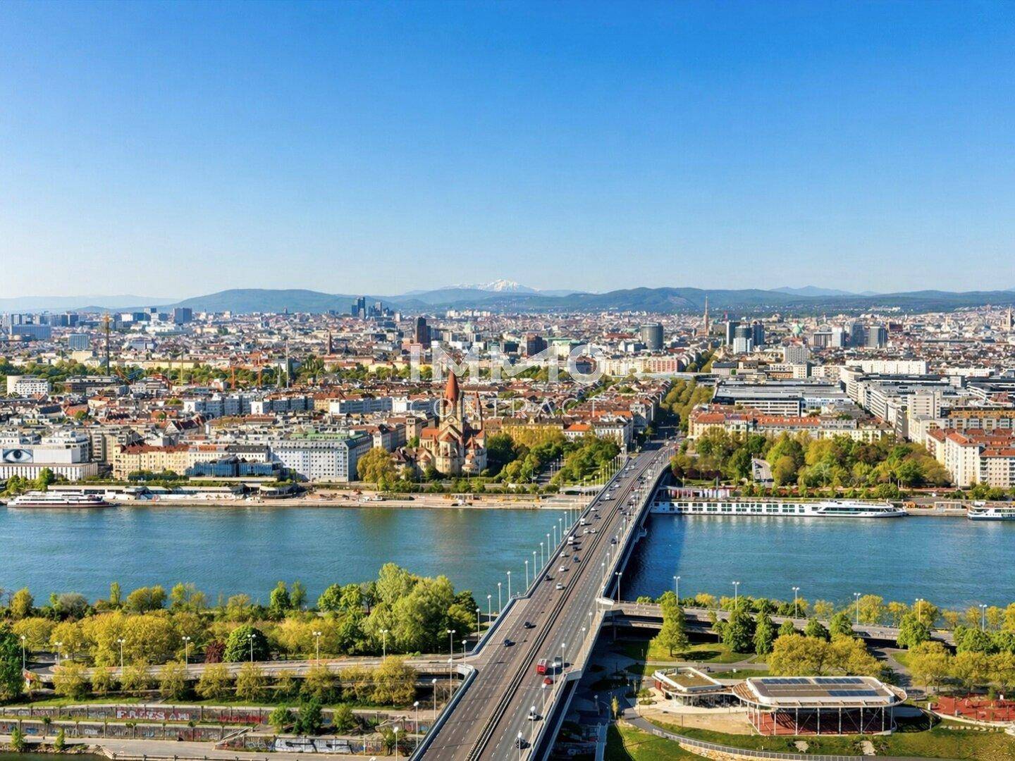 DC2: Executive Living inkl. 10 m² Loggia - Stephansdom, Prater und Donau Blick – pohled 2