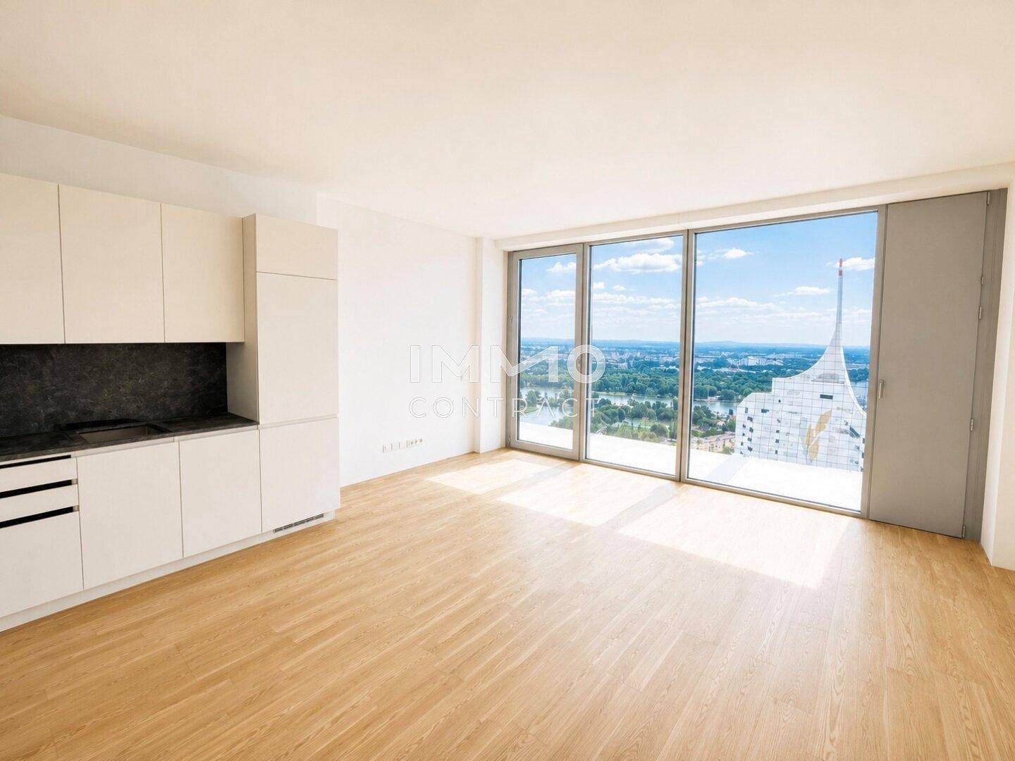 DC2 Tower: 41. Etage: Donaublick inkl. Sonnenaufgang - Mehr