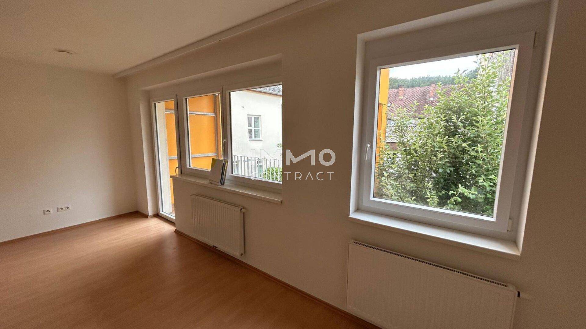 Barrierefreie 2-Zimmer Wohnung mit Küche, Bad und großem Balkon - Ansicht 2