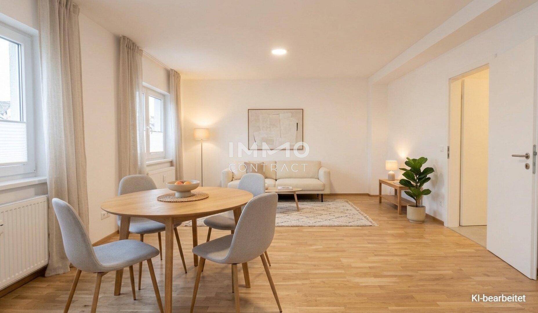 Möblierungsvorschlag Wohnesszimmer KI