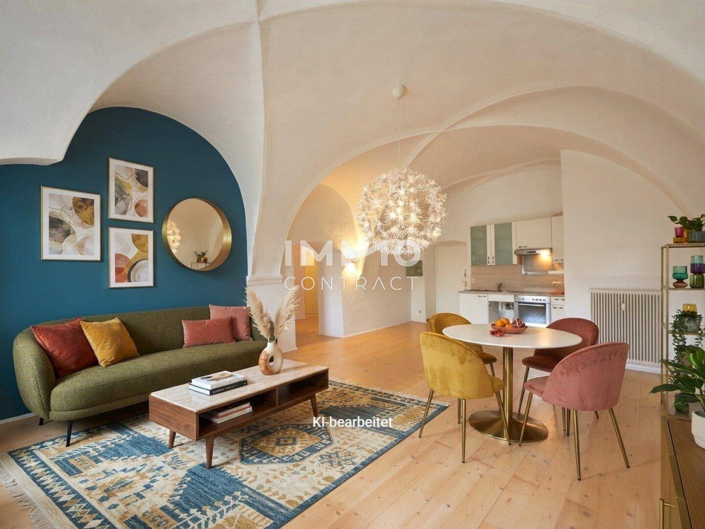 3-Zimmer Wohnung am Stadtplatz mit großer Terrasse auch als Wohngemeinschaft geeignet!