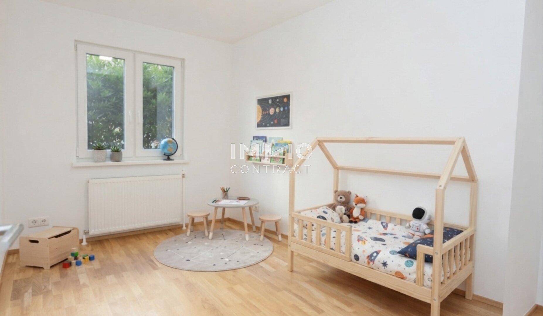 Schlafzimmer 2 Variante KI Möblierung Kinderzimmer