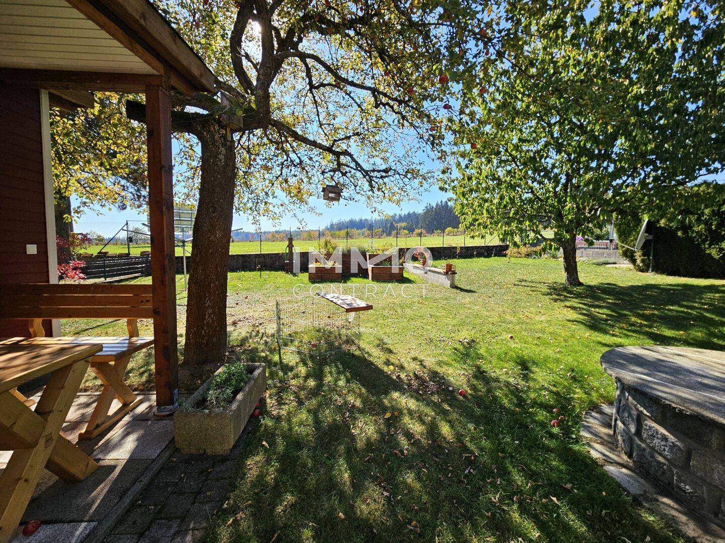 Gartenblick nach Westen