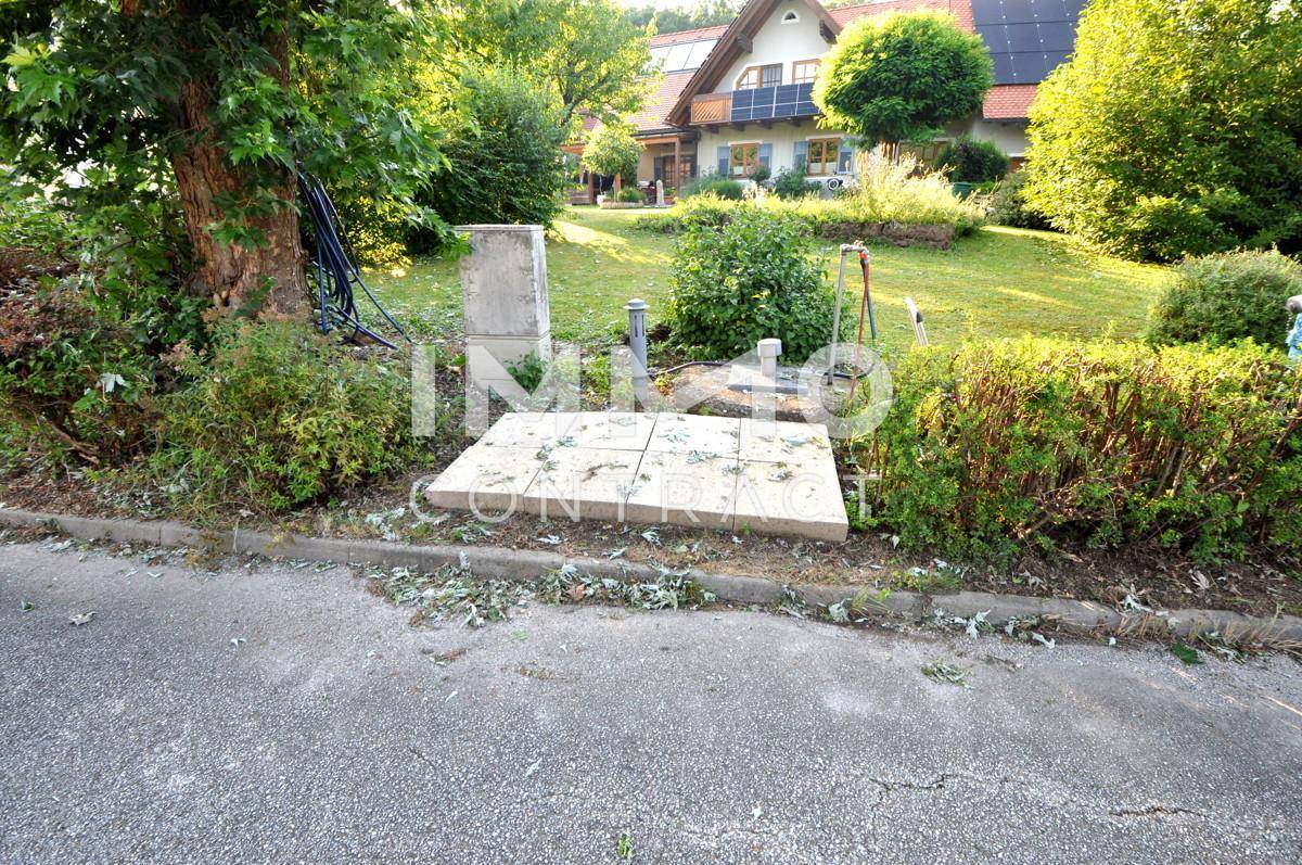 Gemeinschaftsbrunnen in der Siedlung für Brauchwasser