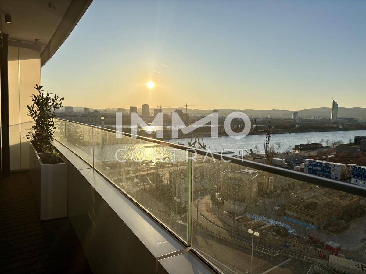 Balkon Richtung Neue Donau