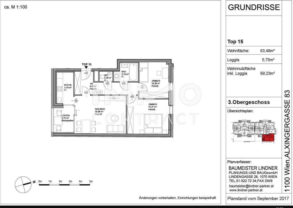 Grundriss Top 15