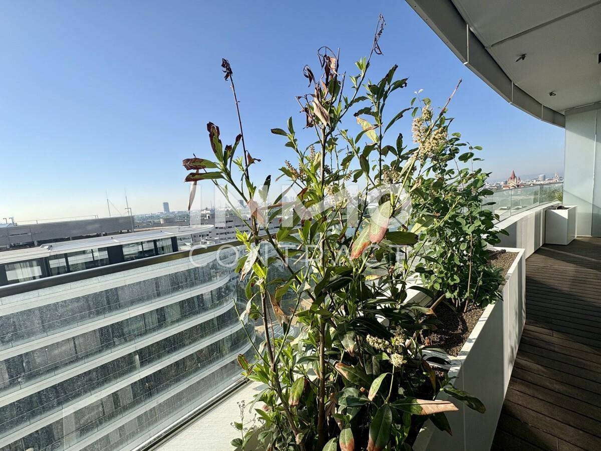 Balkon Richtung Neue Donau